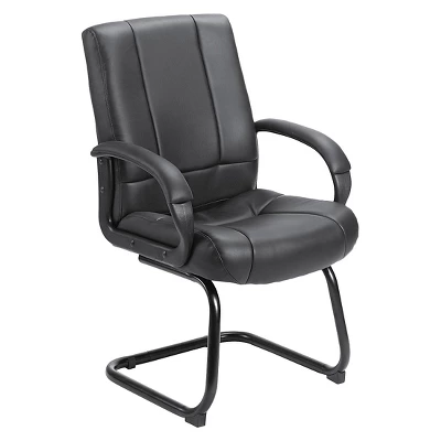Caressoft Mid Back Guest Chair Black - Boss Office Products 3 Caressoft Mid Back Guest Chair Black - Boss Office Products - Image 3