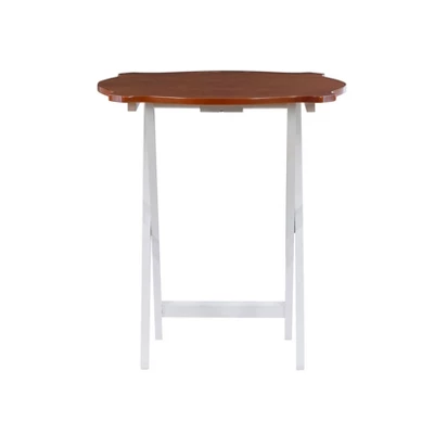 Austin Tray Table Set White/Hazelnut - Powell Company 5 Austin Tray Table Set White/Hazelnut - Powell Company - Image 5