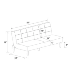 Bowie Upholstered Futon - Room & Joy 23 Bowie Upholstered Futon - Room & Joy -Living Space Shop GUEST b47d8c3d 4ff2 41ac ad4d ae7ed6219b5d