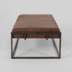 Magdalene Modern Fabric Ottoman Bench Brown - Christopher Knight Home -Living Space Shop GUEST b72c9194 cefd 4787 9edb a04e9b8a573f