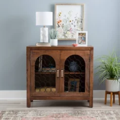 Creswell Console Brown - Powell -Living Space Shop GUEST b7d51283 d055 4ca4 bd2e 8b7c692f1d8c