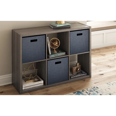 ClosetMaid 6 Cube Organizer Shelf In Graphite Gray Finish - ClosetMaid 3 ClosetMaid 6 Cube Organizer Shelf In Graphite Gray Finish - ClosetMaid - Image 3