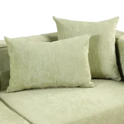 80.5" Modern Upholstered Sofa With Golden Metal Legs And 4 Pillows-ModernLuxe 26 80.5" Modern Upholstered Sofa With Golden Metal Legs And 4 Pillows-ModernLuxe -Living Space Shop GUEST b99afd5b 243e 44a8 9ccd 6f09edfb513a