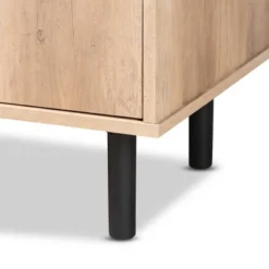 Patterson Wood 2 Door Kitchen Storage Cabinet Oak Brown - Baxton Studio -Living Space Shop GUEST ba039b87 7c6e 4b18 9bd7 fae95c7d4221