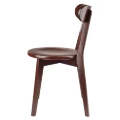 2pc Pauline Chair Set Walnut - Winsome -Living Space Shop GUEST ba12fbdd c4b9 49bf 8afc db2bea97a2e8