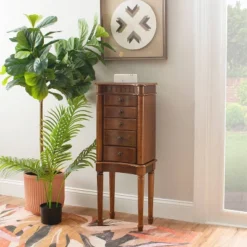 Kasey Jewelry Armoire Walnut - Powell Company 22 Kasey Jewelry Armoire Walnut - Powell Company -Living Space Shop GUEST ba4e9998 483a 42dd 8b51 963a419d108c