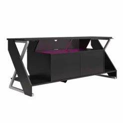 Xtreme Gaming TV Stand With TVs Up To 65" With LED Light Kit Black - NTENSE 11 Xtreme Gaming TV Stand With TVs Up To 65" With LED Light Kit Black - NTENSE -Living Space Shop GUEST bb351bbf c3c7 49dd 9bb4 dda7bc19532f