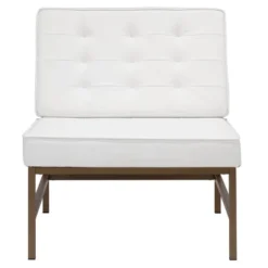 Ashlar Bonded Leather Tufted Chair - Studio Designs Home -Living Space Shop GUEST bb48199d ba98 4552 b516 ec85721d2a10