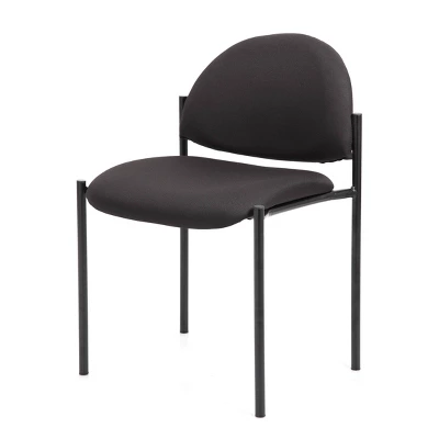 Armless Stacking Chair - Boss Office Products 1 Armless Stacking Chair - Boss Office Products