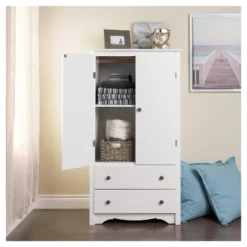 Monterey Armoire White - Prepac -Living Space Shop GUEST bcde5f10 5e64 4603 8d7b c5f3043d2b6e