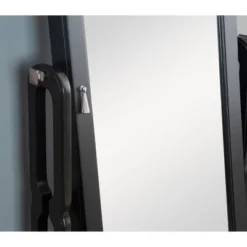 Lola Cheval Mirror/Jewelry Wardrobe Black - Powell Company -Living Space Shop GUEST bd023b6a 8099 49e2 99e7 f646a7091120
