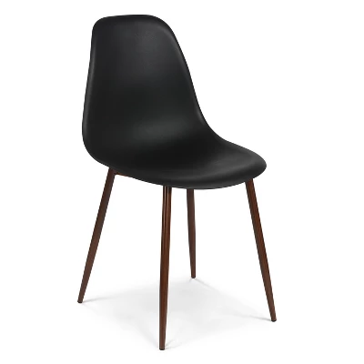 Set Of 4 Virginia Sculpted Dining Chair - Poly & Bark 1 Set Of 4 Virginia Sculpted Dining Chair - Poly & Bark