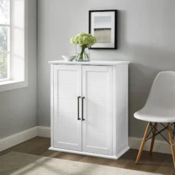 Bartlett Stackable Storage Pantry White - Crosley -Living Space Shop GUEST be623ab3 7b8c 46d8 9373 5a2898f6fc0f