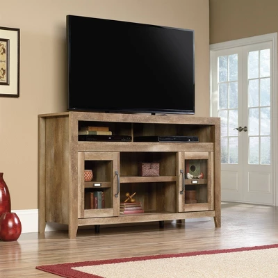 Dakota Pass Entertainment/Fireplace TV Stand For TVs Up To 21" Craftsman Oak - Sauder 4 Dakota Pass Entertainment/Fireplace TV Stand For TVs Up To 21" Craftsman Oak - Sauder - Image 4