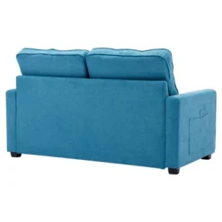 59.4" Upholstered Loveseat Sofa Couch, Pull-Out Sofa Bed With Side Pocket-ModernLuxe -Living Space Shop GUEST befb8bd4 fd41 4cb4 8a9f 2106cd374981