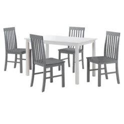 5pc Modern Two-Toned Kitchen Dining Set - Saracina Home -Living Space Shop GUEST c1ed1eed 1e08 4e0e b6dd a1dfd0451908
