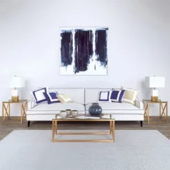 22' Metal Geometric Side Table In Gold - Henn&Hart -Living Space Shop GUEST c20619e9 25a0 4610 8f51 3c25d96773fd