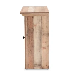 1 Door Albert Farmhouse Rustic Wood Dining Room Sideboard Buffet Oak Brown - Baxton Studio -Living Space Shop GUEST c3559608 8208 42da 9e23 299ee2310e48