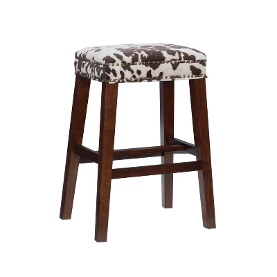 Walt Backless Barstool Wood - Linon 9 Walt Backless Barstool Wood - Linon - Image 9