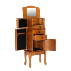 Marie Jewelry Armoire Oak - Powell Company -Living Space Shop GUEST c3db41a3 5c78 4b47 9324 d3a846d0fae4