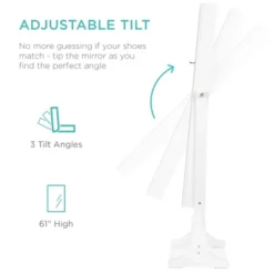 Best Choice Products 6-Tier Standing Mirror Lockable Storage Organizer Cabinet Armoire W/ LED Lights 10 Best Choice Products 6-Tier Standing Mirror Lockable Storage Organizer Cabinet Armoire W/ LED Lights -Living Space Shop GUEST c44fbf2c 3258 48ab b437 99ca75271f5f