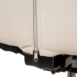 Mid Century Modern Bonded Leather Gaslift Adjustable Swivel Office Chair Cream - Glitzhome -Living Space Shop GUEST c47aadeb 6e89 4897 8e28 0b05a1c66561