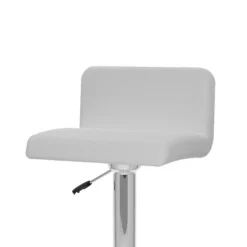 Set Of 2 Adjustable Low Back Barstool White - CorLiving -Living Space Shop GUEST c4aec9b2 fdee 435a 9e20 8adb062df055