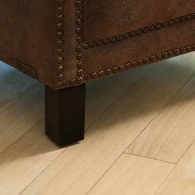 Adaline Antique Fabric Club Chair Brown - Abbyson Living 6 Adaline Antique Fabric Club Chair Brown - Abbyson Living - Image 6