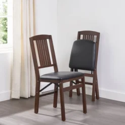 Set Of 2 Simple Mission Folding Chair - Stakmore -Living Space Shop GUEST c560d330 922e 4b74 9759 81fa5ddc7dde