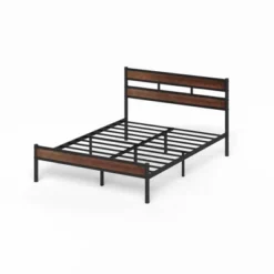 Roman Bamboo And Metal Platform Bed Frame Brown - Zinus -Living Space Shop GUEST c7b14584 52b8 4d1a b765 f64e248655dc