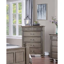 6pc Pennings Traditional Bedroom Set Gray - HOMES: Inside + Out 23 6pc Pennings Traditional Bedroom Set Gray - HOMES: Inside + Out -Living Space Shop GUEST c7c59a53 43c1 42cc 8f5c c764a698588a