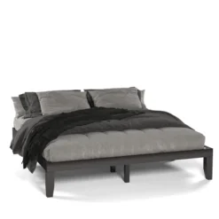 Costway King Size 14'' Wooden Bed Frame Mattress Platform Wood Slats Support EspressoNatural -Living Space Shop GUEST c98c0f4f cf5c 4815 b32b 105a3cf0a48e