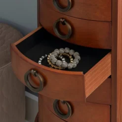 Raine Jewelry Armoire Cherry - Powell Company 24 Raine Jewelry Armoire Cherry - Powell Company -Living Space Shop GUEST c9c2221d 07d8 437c 842b 8e90f60cc64f