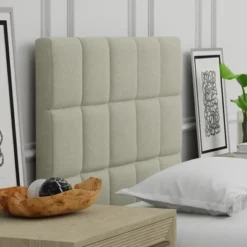 Glenwillow Home Upholstered Headboard With 26" Tall Panel -Living Space Shop GUEST c9da96b5 0dd8 431d b59b 9db6fff4cbe4