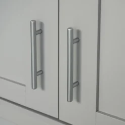 HOMCOM Modern Kitchen Pantry Freestanding Cabinet Cupboard With Doors And Drawer, Adjustable Shelving -Living Space Shop GUEST cba867e9 2ab4 421a aebb a0c87dbd426f