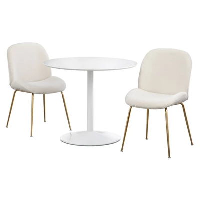 3pc Shaun Modern Dining Set - Lifestorey 9 3pc Shaun Modern Dining Set - Lifestorey - Image 9