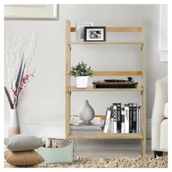 37" Folding Student Bookcase - Flora Home 12 37" Folding Student Bookcase - Flora Home -Living Space Shop GUEST ccaecc3e 5a27 4c70 8069 9ab33d25a413