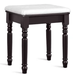 Tangkula 7 Drawers Tri-Folding Vanity Mirror Makeup Dressing Table Set W/ Necklace Hook -Living Space Shop GUEST ccdcc9da 1ef3 4e1b b43c 4b741d300c6f