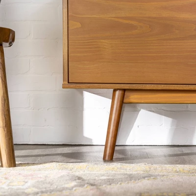 Solid Wood Mid-Century Modern TV Stand For TVs Up To 65" - Saracina Home 6 Solid Wood Mid-Century Modern TV Stand For TVs Up To 65" - Saracina Home - Image 6