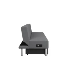 Wilton Dream Convertible Futon Sofa Bed Charcoal - Serta -Living Space Shop GUEST cdc773d6 eb8f 4a59 9b75 e2c9a95c1cac