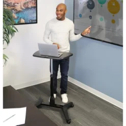 Cruizer Express Mobile Podium With Mouse Pad And Cup Holder – Black – Stand Steady 17 Cruizer Express Mobile Podium With Mouse Pad And Cup Holder – Black – Stand Steady -Living Space Shop GUEST ceea5260 7ee9 4f0e 9bd0 f7e2e69d0d75