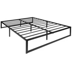 Merrick Lane 14 Inch Steel Bed Frame With Steel Slat Support For Any Mattress (No Box Spring Required) -Living Space Shop GUEST d07c9b1c c18b 42da 955b abc819823769 1