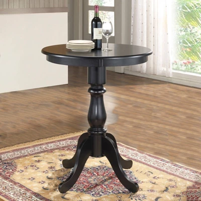 Salem Round Pedestal Bar Table - Carolina Cottage 1 Salem Round Pedestal Bar Table - Carolina Cottage