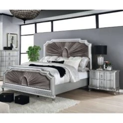 3pc Queen Bentlee Bedroom Set With 2 Nightstands Silver/Warm Gray - HOMES: Inside + Out 13 3pc Queen Bentlee Bedroom Set With 2 Nightstands Silver/Warm Gray - HOMES: Inside + Out -Living Space Shop GUEST d34ec22a 10a5 4736 99ab b2d9f9cfd087