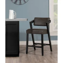 Snyder Counter Height Barstool Black/Gray - Hillsdale Furniture -Living Space Shop GUEST d35942ab 7c4a 46ac 8900 45aefb19ec8c
