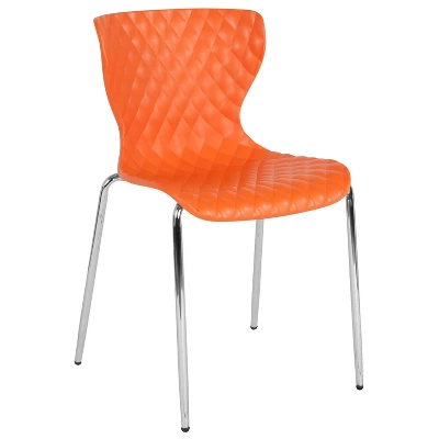 Emma And Oliver Contemporary Design Accent Dining Plastic Stack Chair 15 Emma And Oliver Contemporary Design Accent Dining Plastic Stack Chair - Image 15