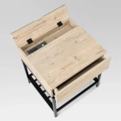 Loring End Table With Charging Station - Threshold™ -Living Space Shop GUEST d4b23323 607f 4bd3 9988 eaac3936810f