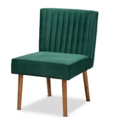 Alvis Velvet Upholstered And Wood Dining Chair - Baxton Studio 20 Alvis Velvet Upholstered And Wood Dining Chair - Baxton Studio -Living Space Shop GUEST d5b1fc91 eabb 49c4 a963 6e222d16cbc7