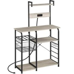 Yaheetech 4-Tier 55" Kitchen Baker's Rack With Power Outlet -Living Space Shop GUEST d695c0ac d2f5 4720 82c4 59d43b2568d3