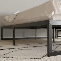 Merrick Lane 14 Inch Steel Bed Frame With Steel Slat Support For Any Mattress (No Box Spring Required) -Living Space Shop GUEST d6fc3635 ddb2 4946 9b66 23178d3995db